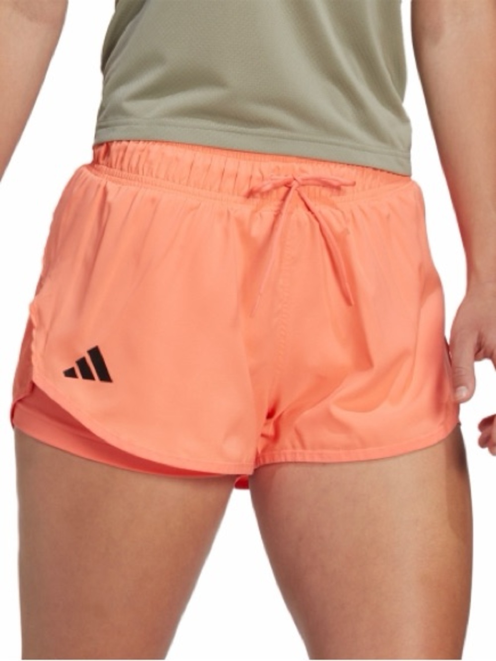 adidas Women's Coral Athletic Shorts with Logo